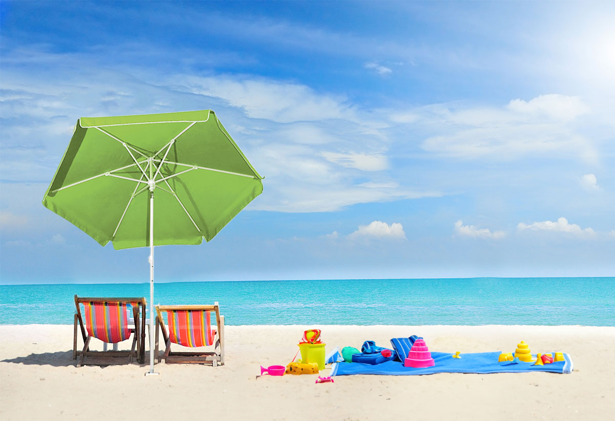 Απεικονίζεται η ομπρέλα 